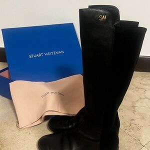 Stuart Weitzman Black Knee-High Boots